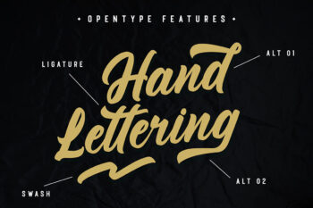 modern script font