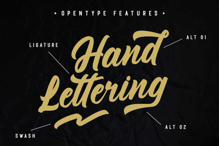 modern script font