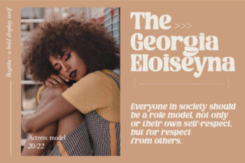 Bold Elegant Serif Font