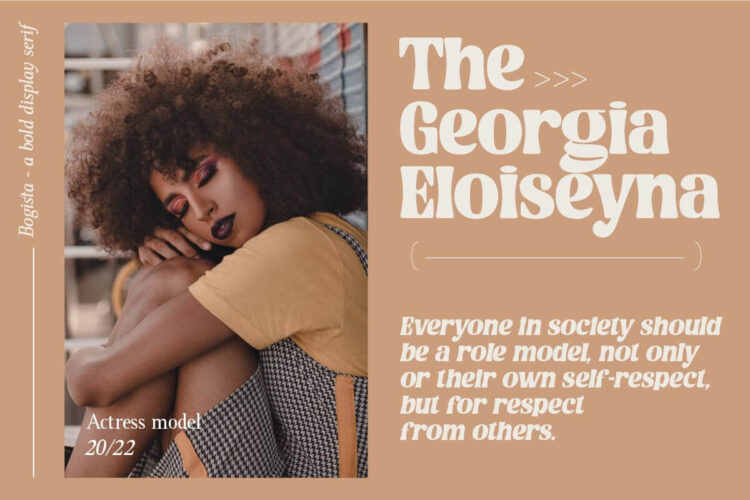 Bold Elegant Serif Font