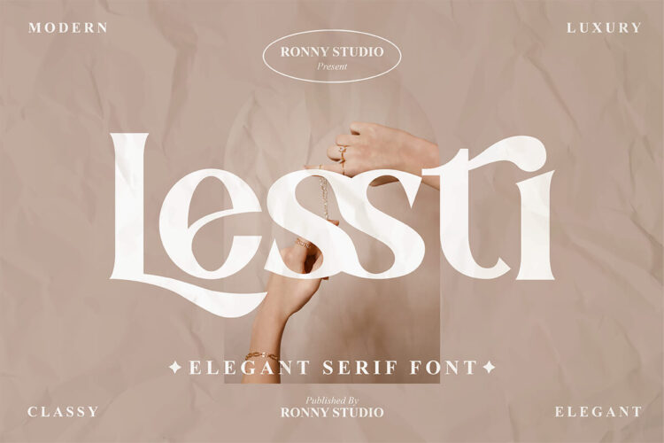 elegant serif font