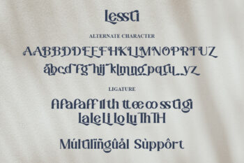 elegant serif font
