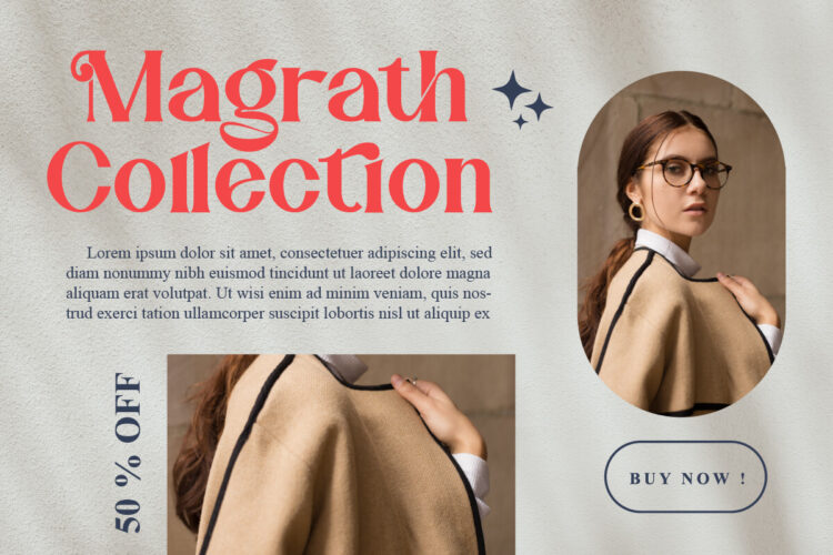 elegant serif font