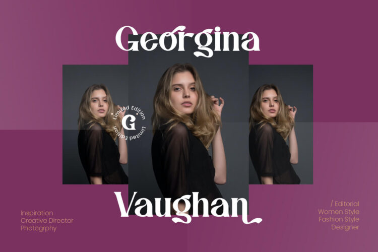 elegant serif font