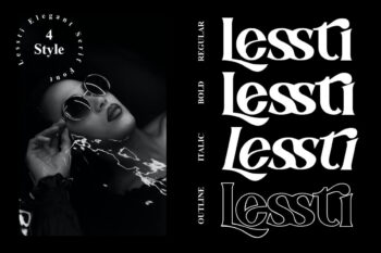 elegant serif font
