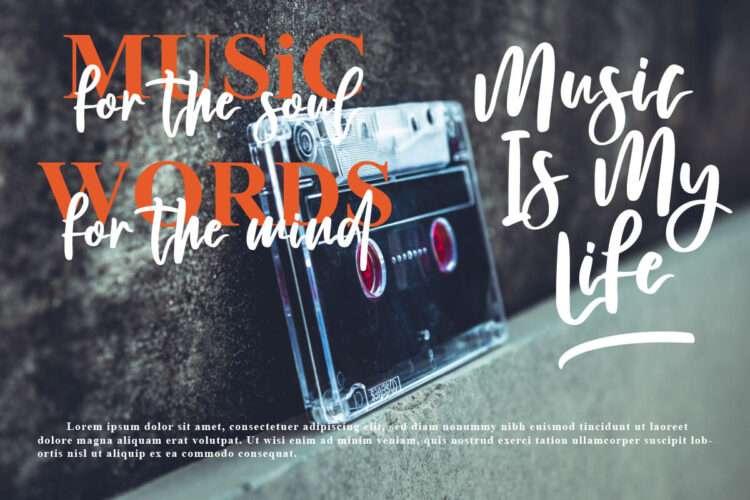 handwritten script font