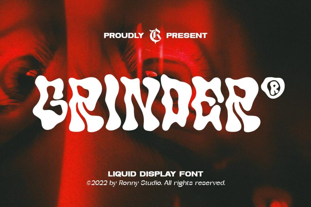 Liquid Display Font