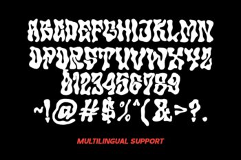Liquid Display Font