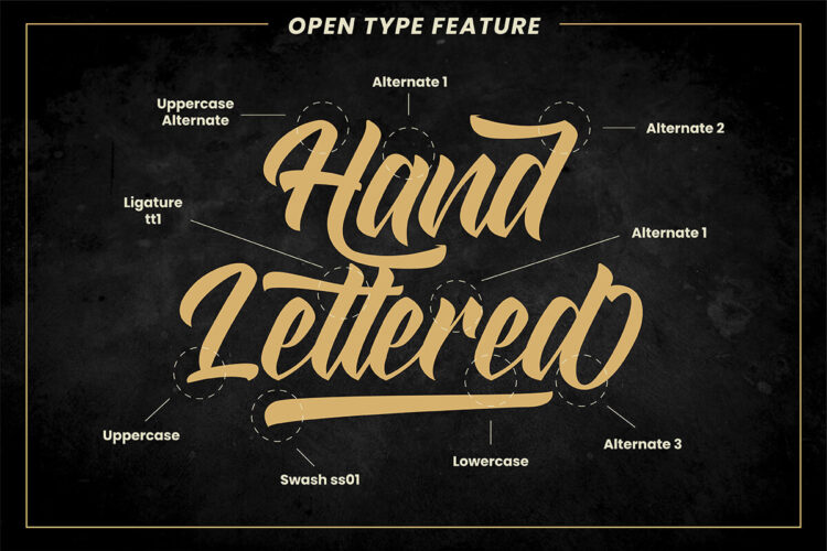 Modern Script Font