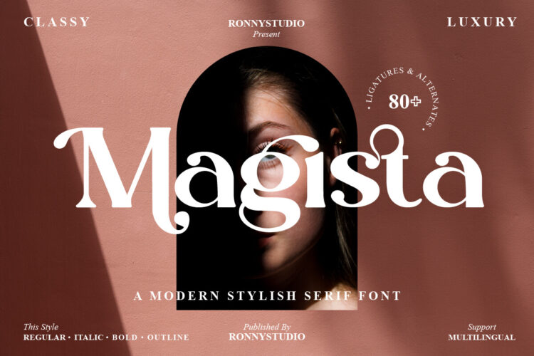 Modern Stylish Serif Font