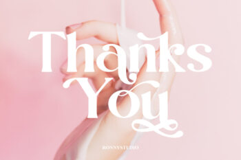 Modern Stylish Serif Font
