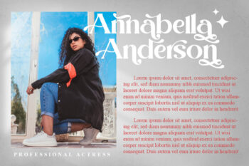 Modern Stylish Serif Font