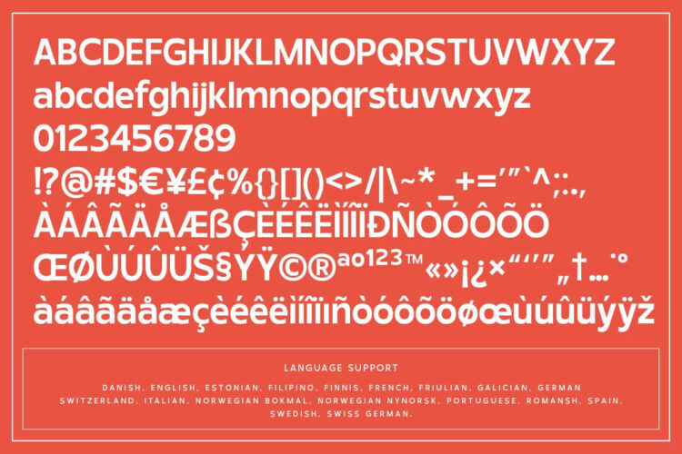 sans serif font family