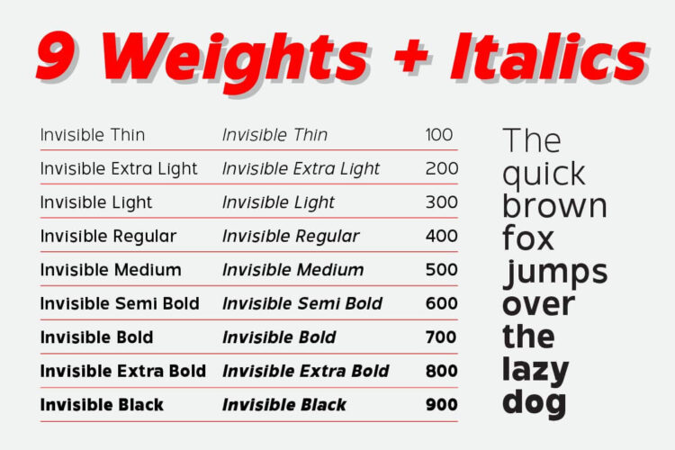 sans serif font family