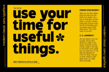 sans serif font family
