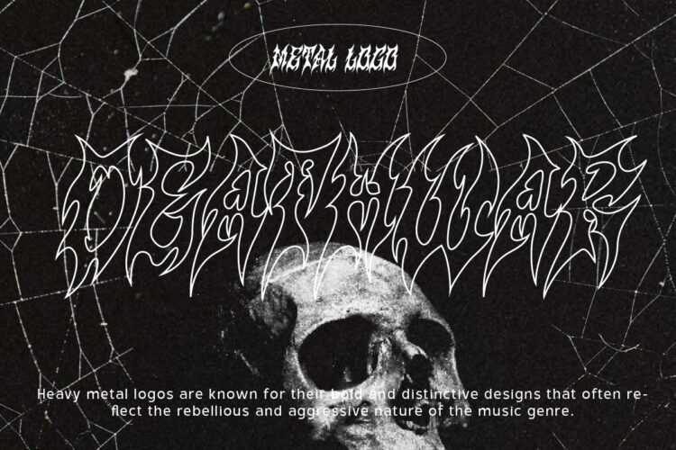 Hardcore Crossover Font Logo