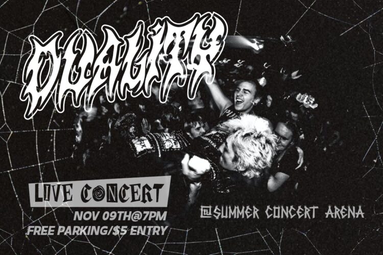 Hardcore Crossover Font Logo