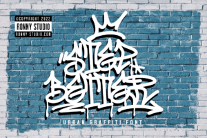 Step Better – Urban graffiti tags font for street art, hip hop posters, stickers, and modern urban branding