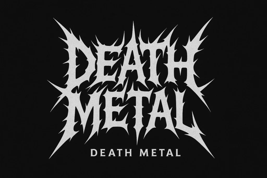 The Top 9 Best Premium Metal Fonts for Clothing Brands and Metal Band Logos Death Metal Font – font preview mockup