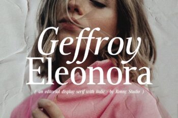 Geffroy Eleonora – Nostalgic serif font for vintage branding, logos, packaging, and editorial design