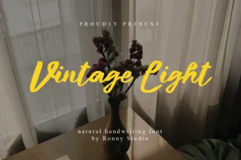 Vintage Light natural handwriting font casual handwritten typeface for logo, branding, wedding, and invitation design