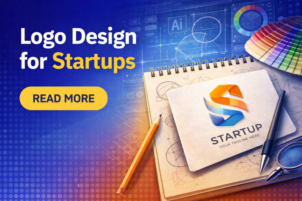 logo design for startups brand identity illustration