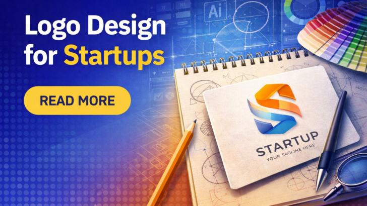 logo design for startups brand identity illustration