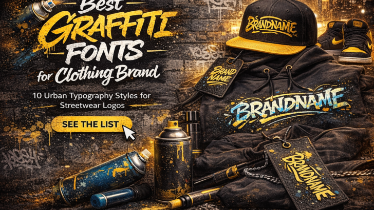 best graffiti fonts for clothing brand