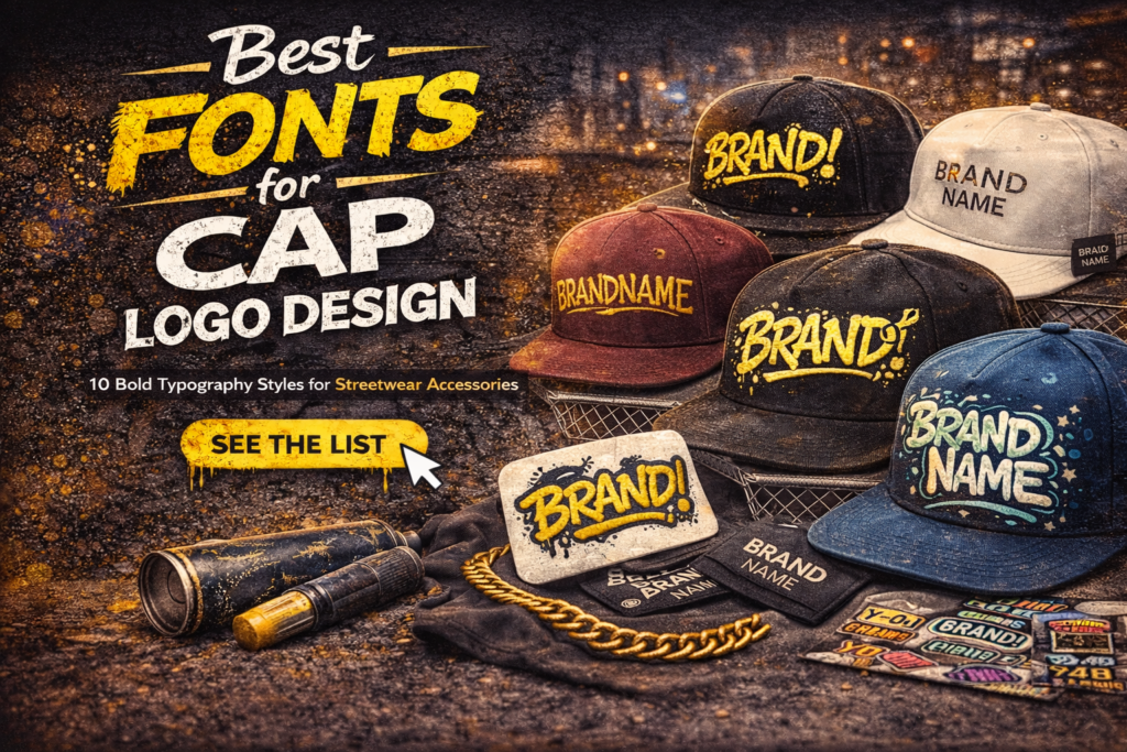 best fonts for cap logo design
