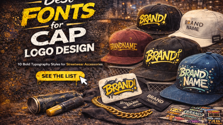 best fonts for cap logo design