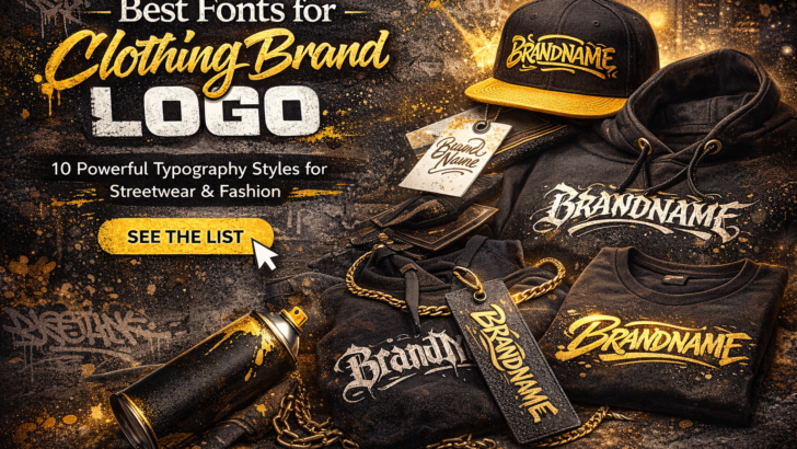 best fonts for clothing brand logo