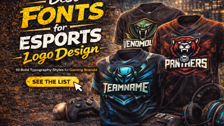 best fonts for esports logo design