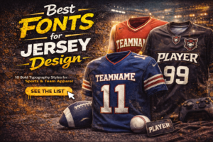 best fonts for jersey design