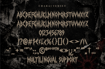 Disgrowl Carnage – Brutal Death Metal Display Font