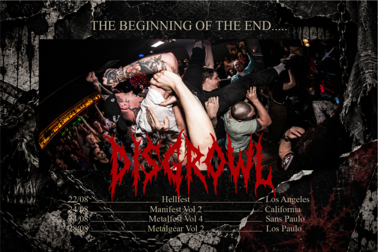 Disgrowl Carnage – Brutal Death Metal Display Font