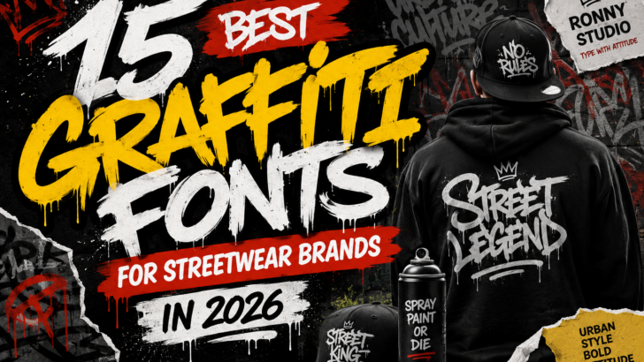 15 Best Graffiti Fonts for Streetwear Brands in 2026