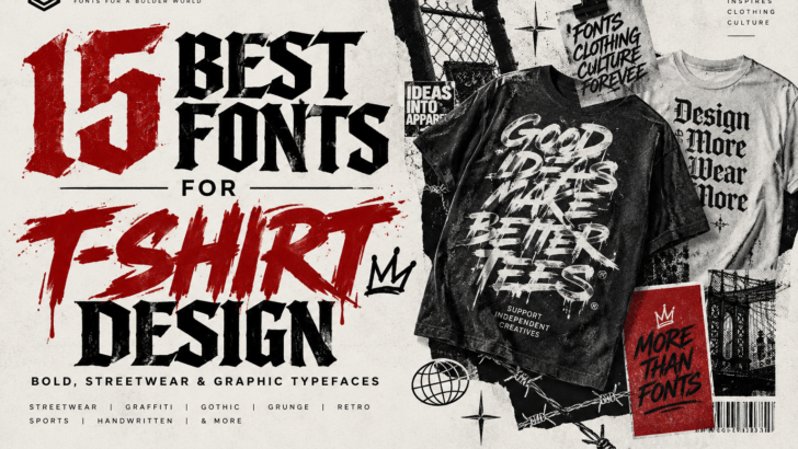 15 Best Fonts for T-Shirt Design